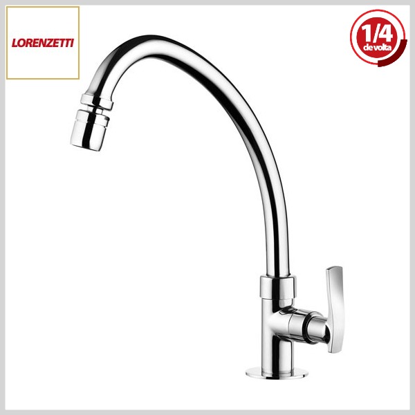 Torneira de Cozinha 1167 C29 LorenOne Mesa Bica Móvel Cromado