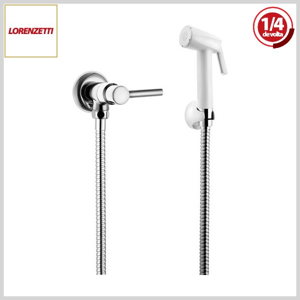Ducha Higiênica 1984 C31 LorenFit Slim Flexível 1.2m Cromado c/Branco